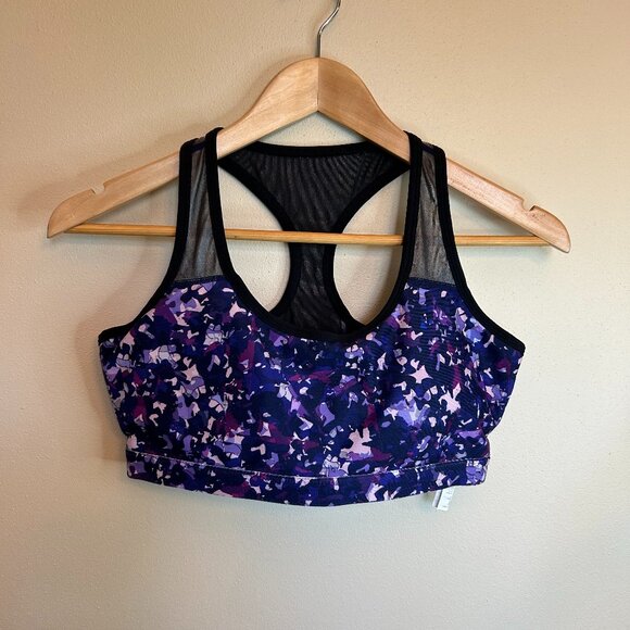 Fabletics Other - Fabletics Sports Bra Navy Blue Multicolored Size Medium
